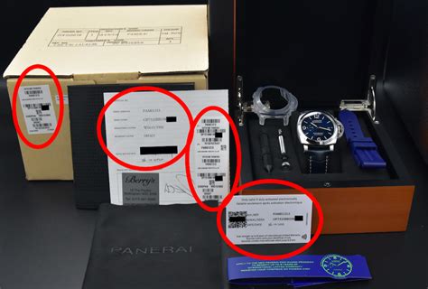 check panerai serial number|panerai warranty.